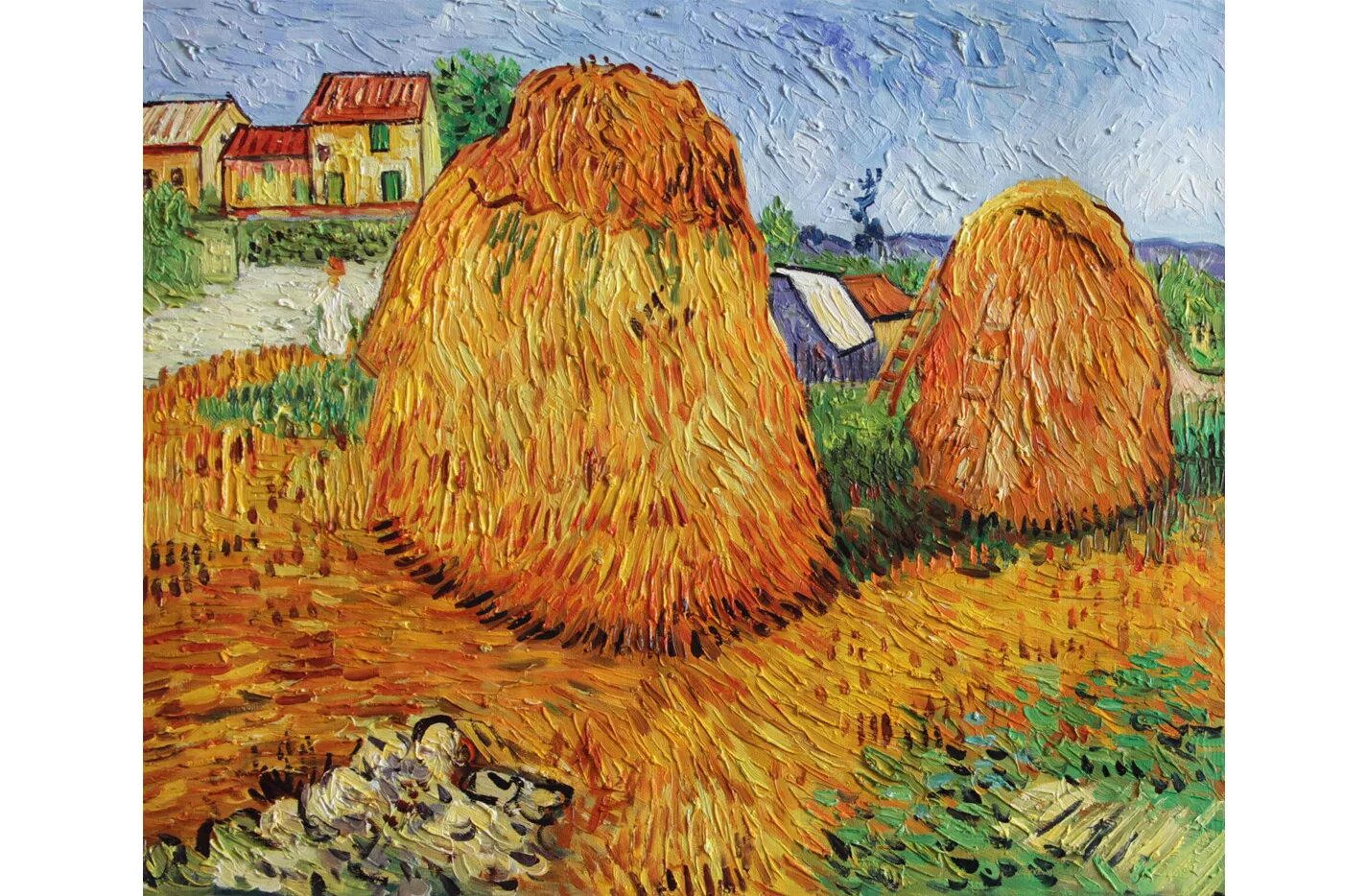 Винсент Ван Гог стога. Ван Гог картины стога сена. Ван Гог стога в Провансе, 1888. Поль Сезанн стога. Три стога сена