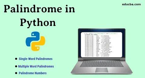 Палиндром python