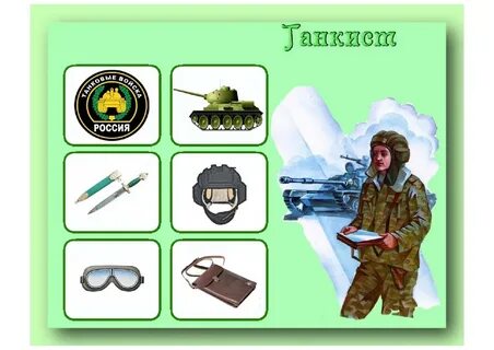 Роды войск картинки для дошкольников
