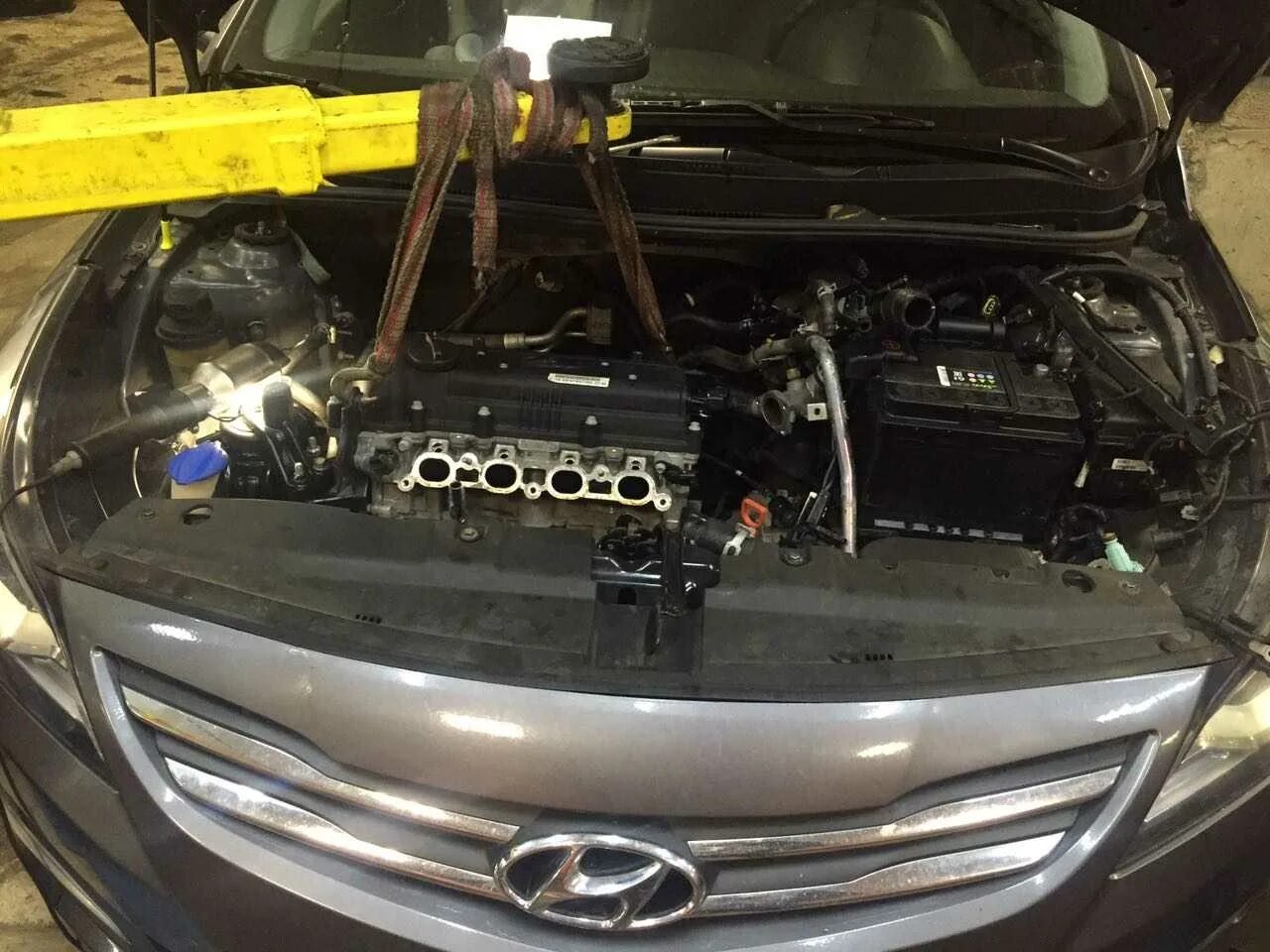 Капремонт ДВС Хендай Солярис 1.6. Hyundai Solaris 2015 двигатель. Снятый двигатель Хендай Солярис 1.6. Капиталка двигателя Хендай Солярис 1.6.