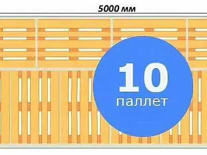 Сколько паллет в 5 тоннике