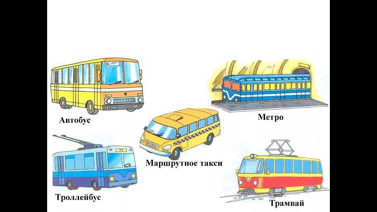 Общественный транспорт названия. Городской транспорт для дошкольников. Виды городского транспорта. Городской общественный транспорт для детей. Детям о транспорте.