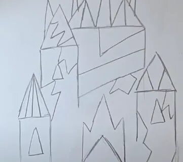 Рисуем замок 2 класс