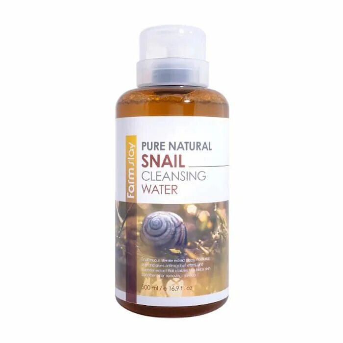 Farmstay Pure natural Snail Cleansing Water, 500ml. Farmstay Pure natural Snail Cleansing Water очищающая вода с муцином улитки. Farm stay Cleansing Water улитка. Pure natural Cleansing Water Collagen 500мл. Snail natural