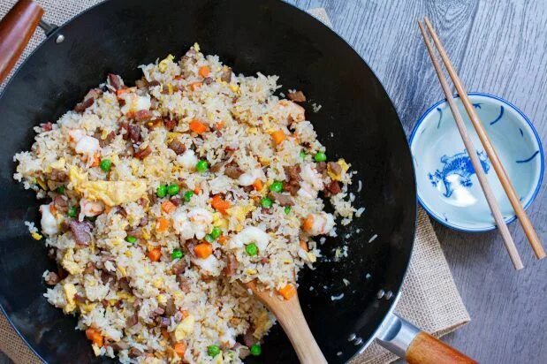 Рис с яйцом и болгарским перцем - 24 рецепта - 1000.menu