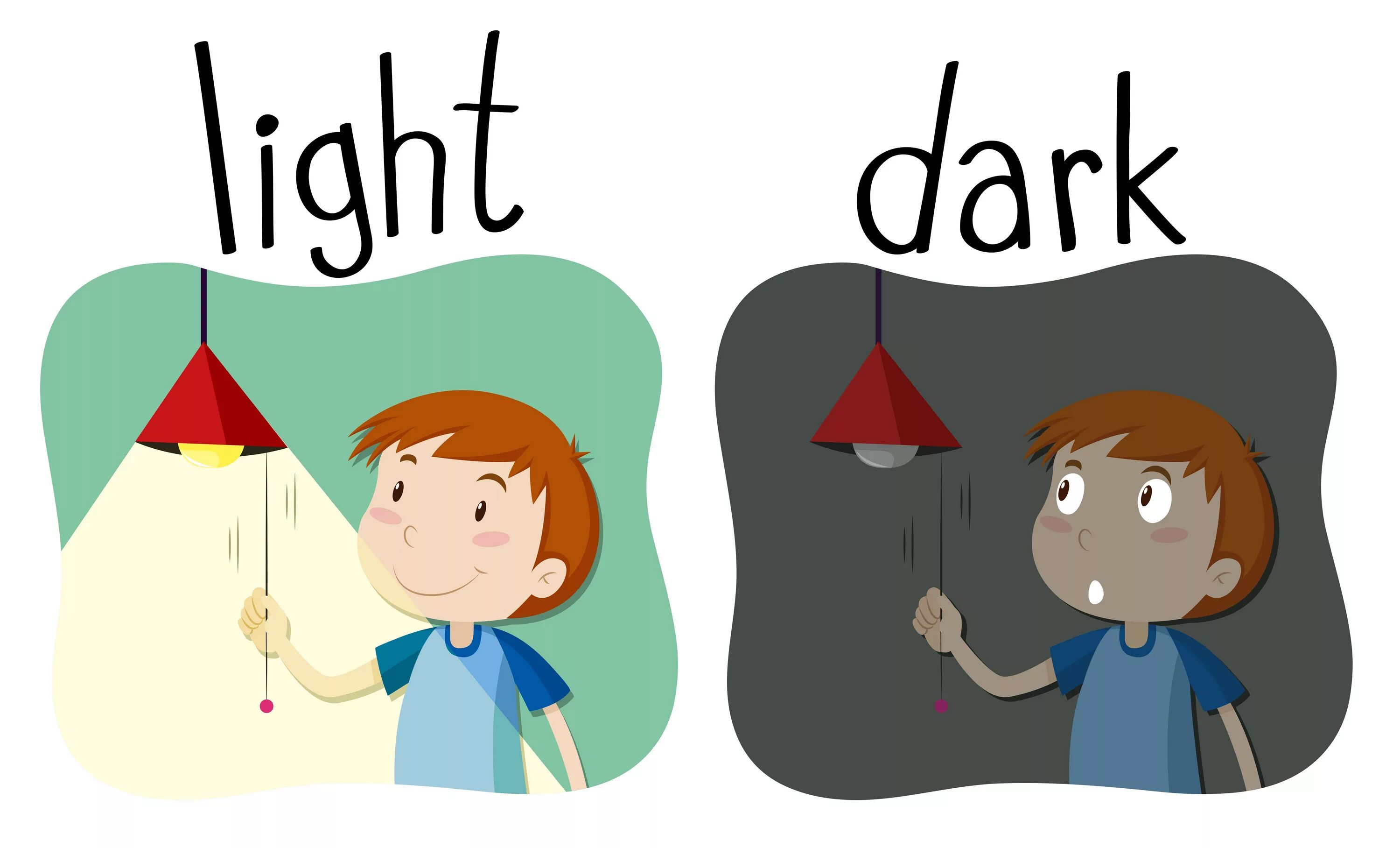 Opposites картинки для детей. Dark Flashcards for Kids. Light картинка для детей. Ребенок выключает свет. Go up a lot