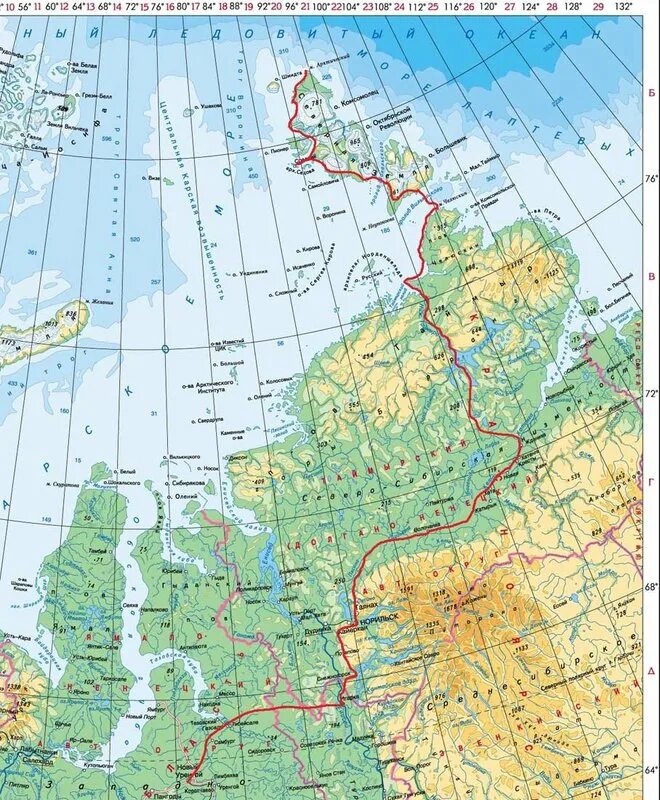 Пролив таймыр на карте. Полуостров Таймыр мыс Челюскин. Мыс Челюскин на полуострове Таймыр на карте. Полуостров Челюскин на карте. Полуостров Таймыр карта Челюскина.