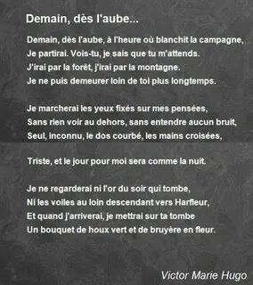 Demain des l aube