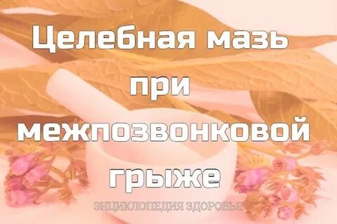 Грыжа мази какие