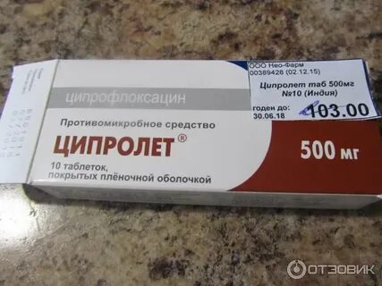 Ципролет при синусите