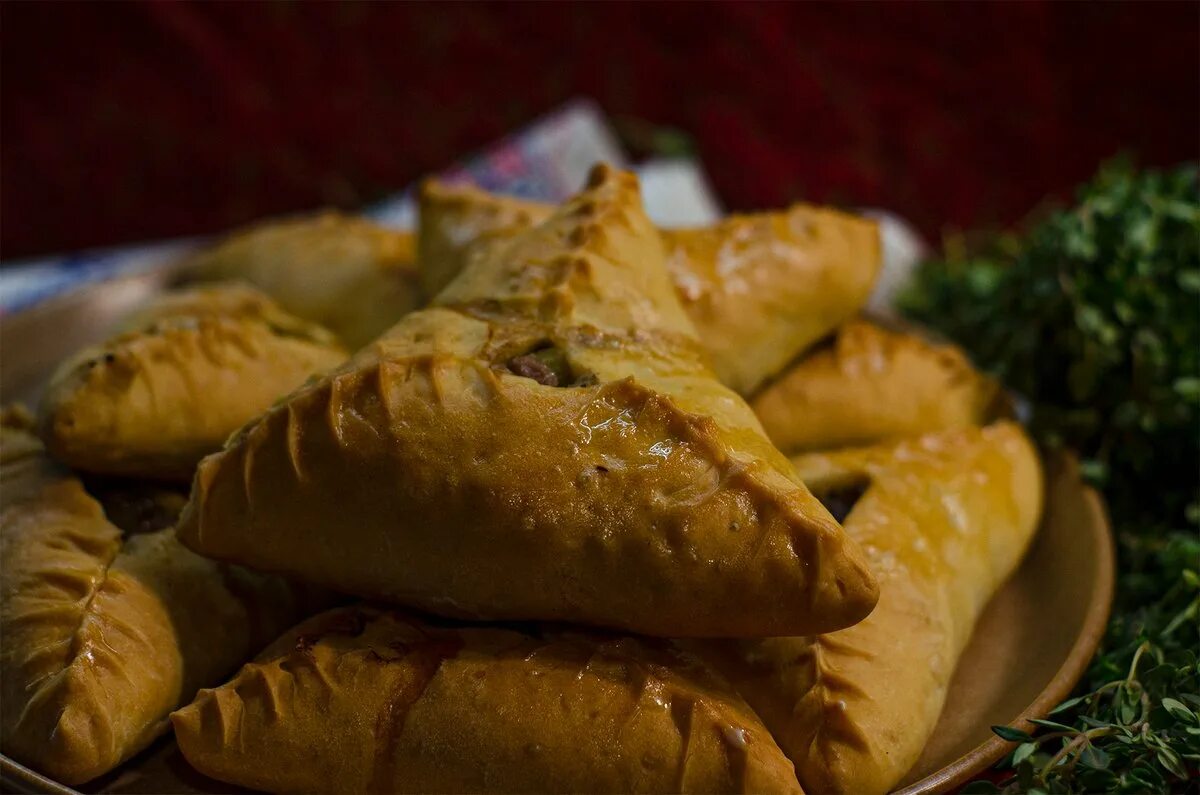 Тесто для треугольников с мясом и картошкой