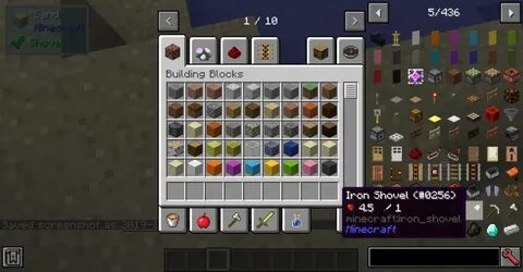 Items block