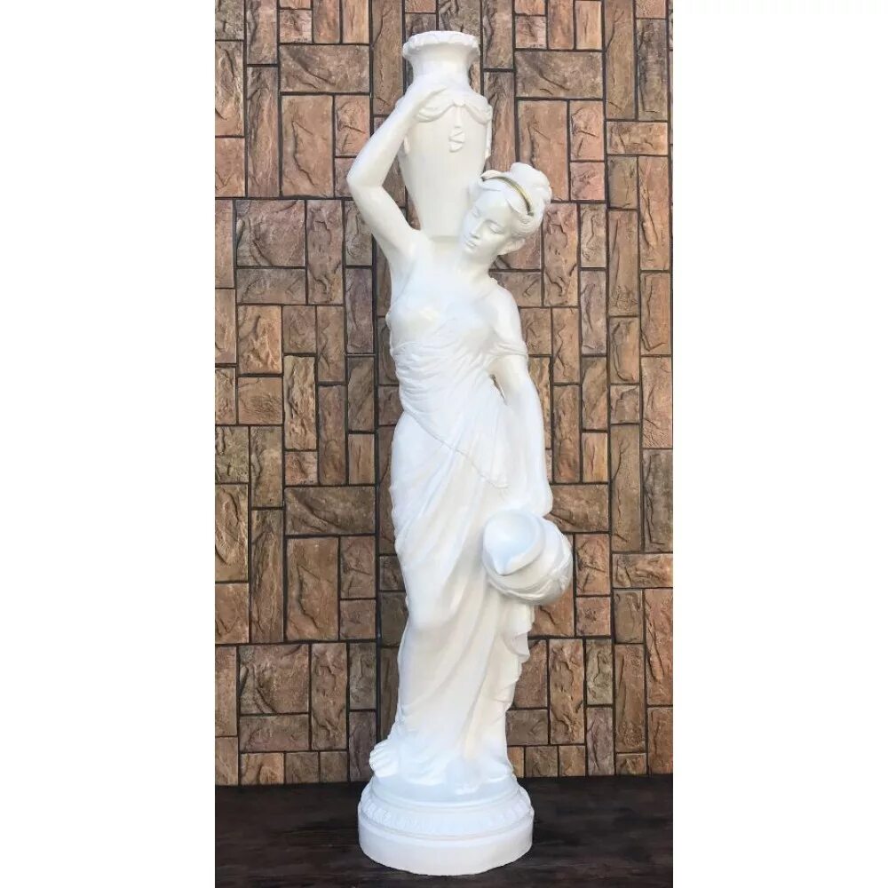 Античные скульптуры для сада. Скульптура женщины с кувшином. Статуя с кувшином. Статуэтка женщина с кувшином. Скульптура женщины с кувшином.