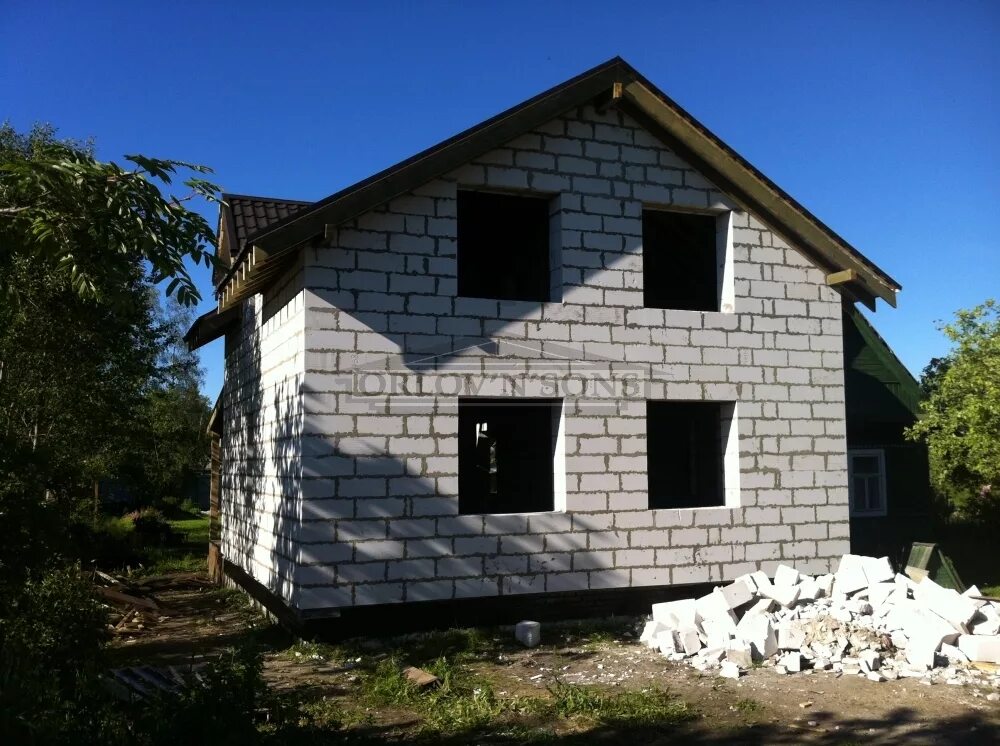 Дом из газобетона. Пеноблок дом. Домик из пеноблоков. Дом с газоблока. Домик из газоблока