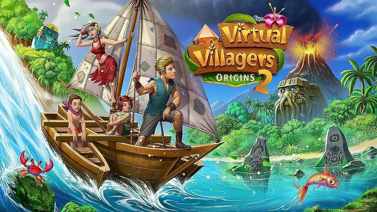 Затерянный город игра три в ряд играть. Virtual Villagers игра. Village игра на острове. Остров Казуальные игры. Virtual Villagers: Origins.