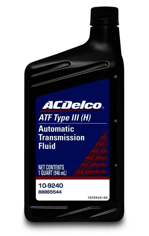 109240 ACDELCO. Масло ACDELCO GM Dexron-vi 0,946 л. ACDELCO Dexron ATF. ATF Automatic transmission Fluid Dexron III.