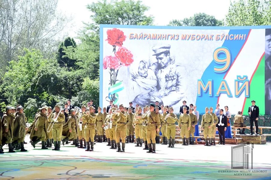 9 Мая день Победы в Узбекистане. День памяти и почестей в Узбекистане. 9 Мая Xotira va qadrlash kuni. 9 Мая празднование в Узбекистане. Xotira kuni