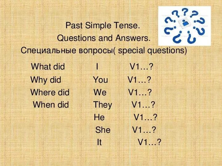 Специальные вопросы в past simple 5 класс. Специальные вопросы PST simple. Past simple вопросы. Вопрос и вопрос past simple. Специальный вопрос отрицательный