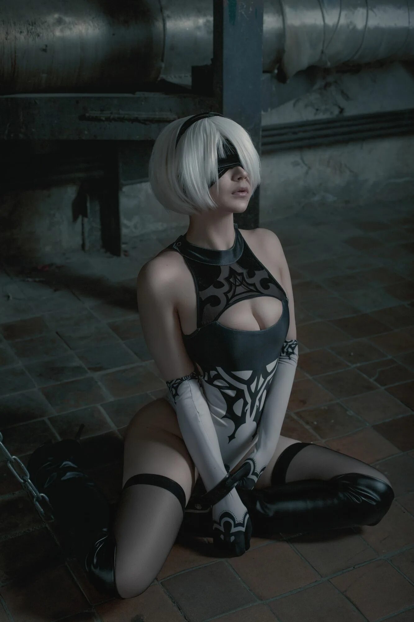 Nier 2b 18. Ниер автомата 2b косплей.