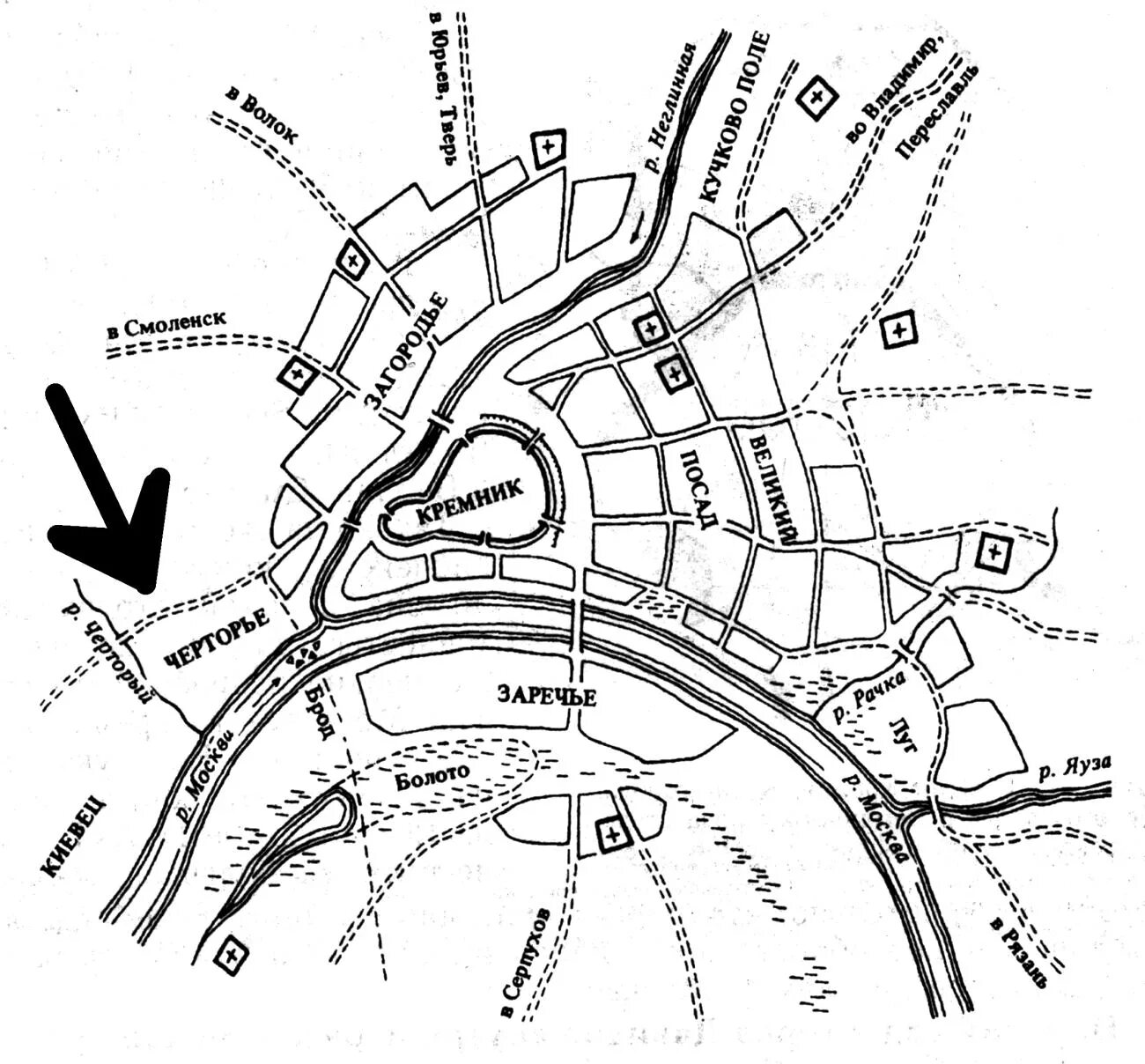 Москва расположена на холмах. Ручей Черторый в Москве на карте. Семь холмов Москвы схема. Кучково поле на карте Москвы. Карта Москвы 12 века.