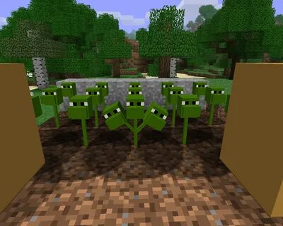 Майнкрафт мод plants