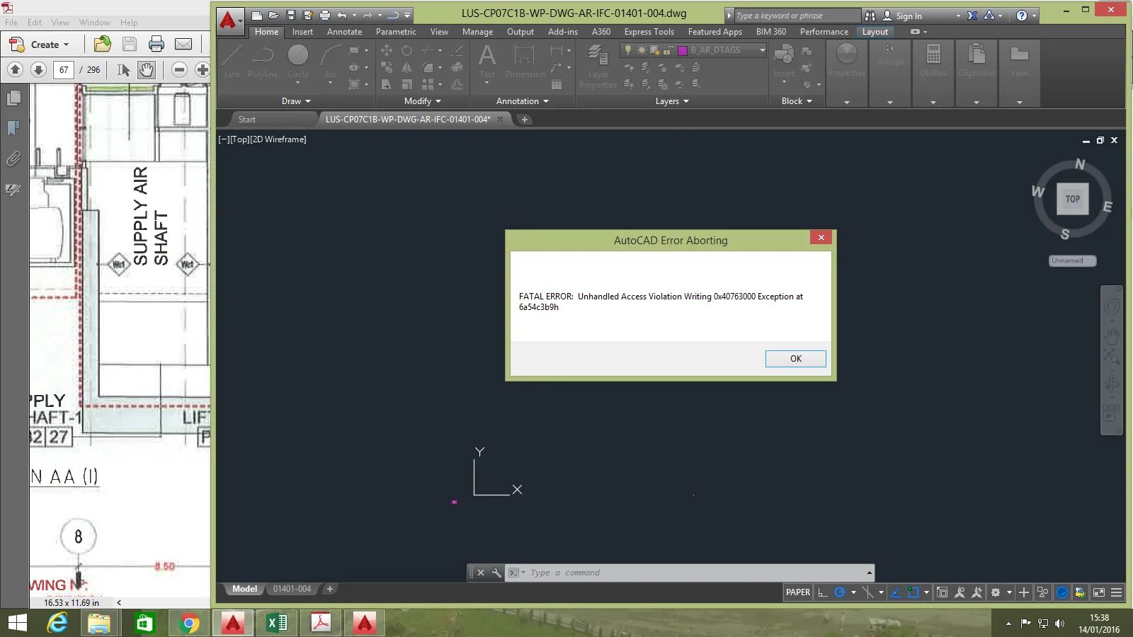 Access violation writing location