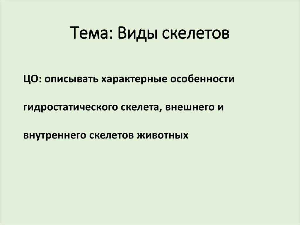 Какие есть виды скелета. Какие есть виды скелета