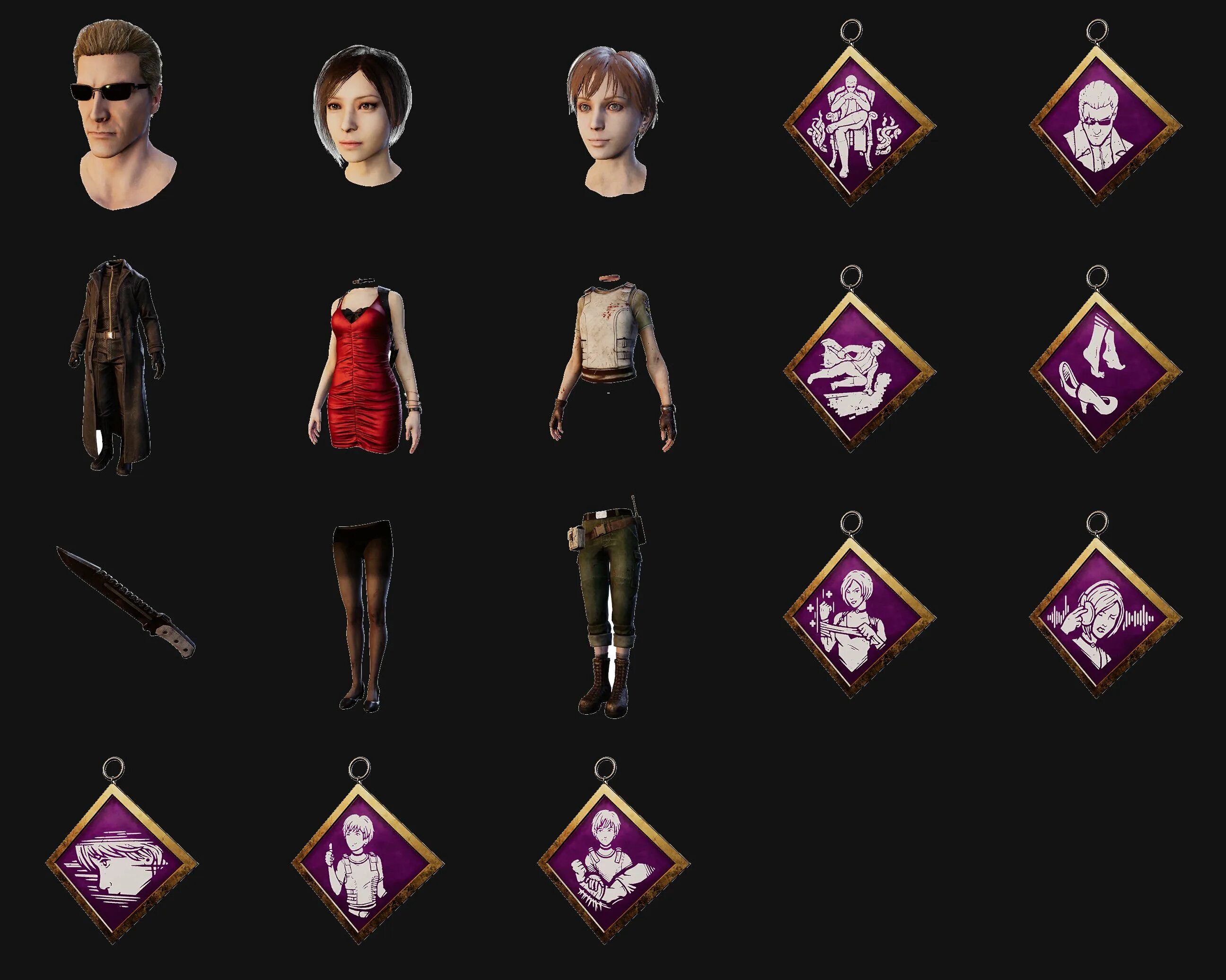 Ада дбд. Resident evil ребекка. ада вонг dead by daylight. ребекка чемберс dead by daylight.