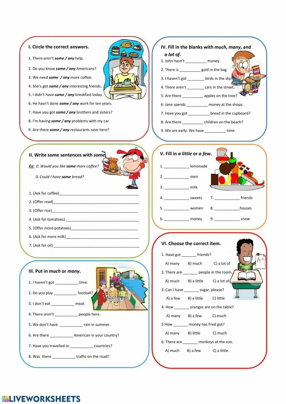 How much money have you got. Worksheets грамматика. Quantifiers в английском языке упражнения. Much many упражнения Worksheets. Quantifiers упражнения.