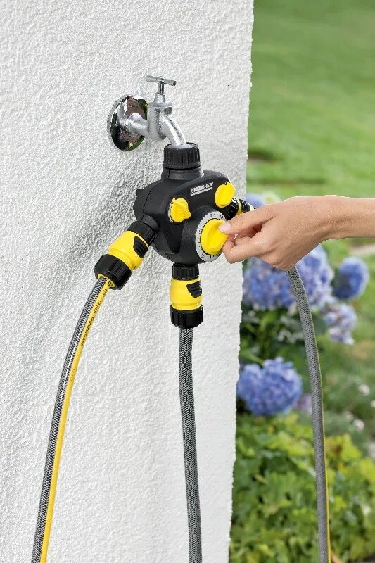 Кран системы полива. Karcher 2.645-156. 2.645-098.0 karcher. таймер полива керхер. тройник karcher wt 5 2.645-219.