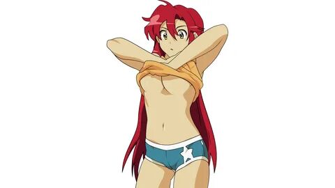 tengen toppa gurren-lagann, tengen toppa gurren lagann, cleavage, hotpants,...