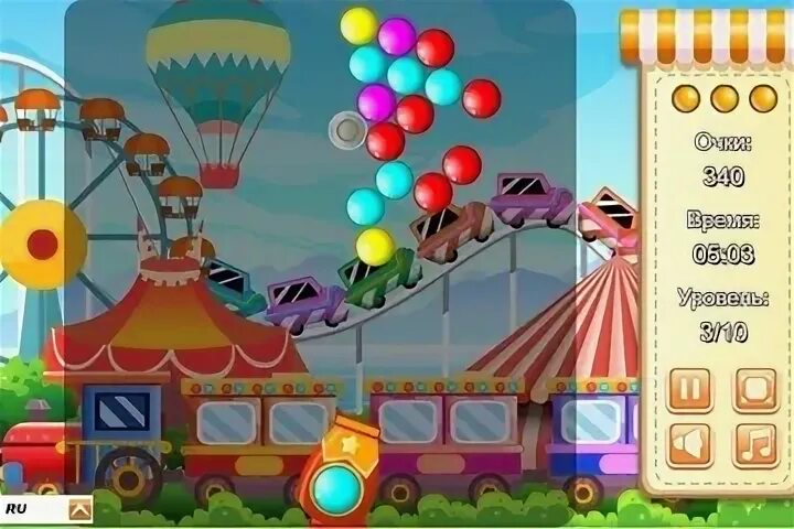 Башня шариков игра