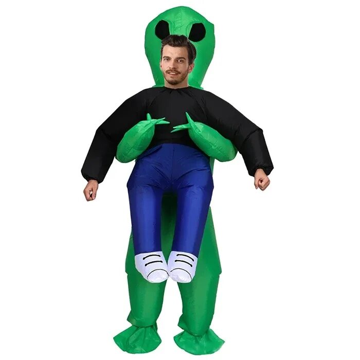 Надувной костюм инопланетянина с человеком. Inflatable suit. Надувной костюм инопланетянина с человеком. Надувной костюм инопланетянина с человеком. Надувной костюм инопланетянина с человеком.