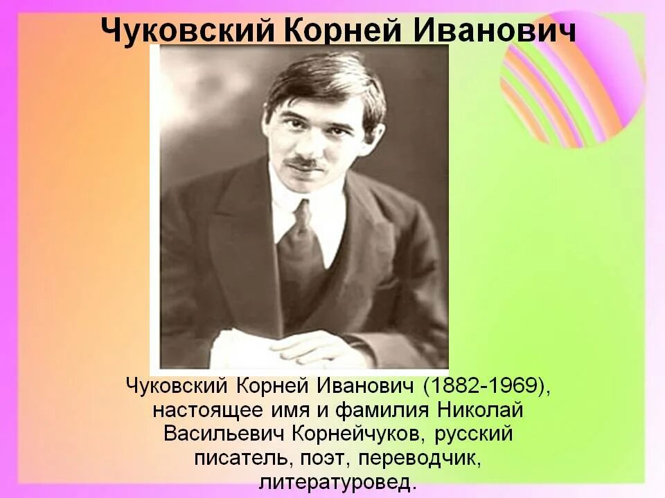 Детский писатель Чуковский.