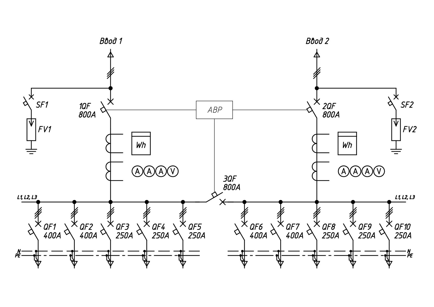 Однолинейная схема авр. Однолинейная схема авр. 4 кв. Однолинейная схема авр. Обозначение авр на однолинейной схеме.