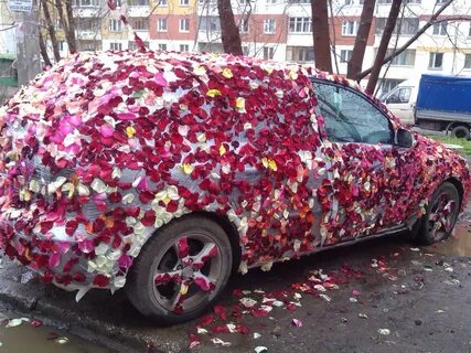Автомобили в цветах