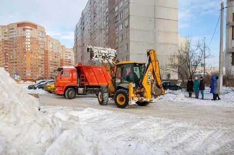 Вывоз снега с территории