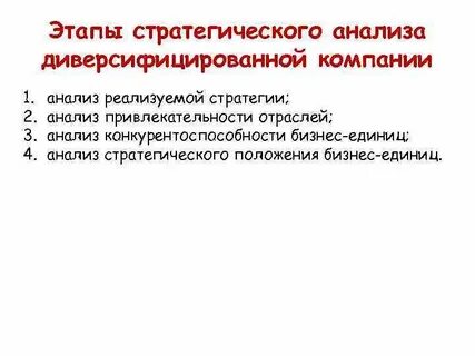 Анализ стратегии развития предприятия
