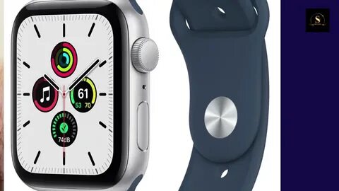 Apple watch se 40mm silver blue