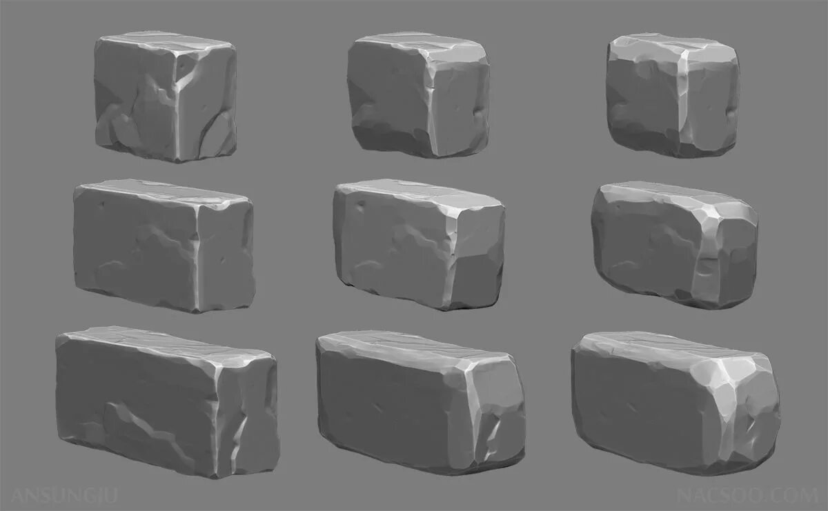 Fill in sculpt design paint build