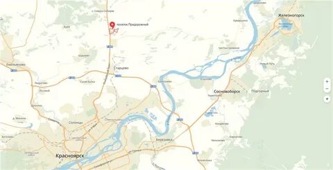 Расстояние железногорск красноярский