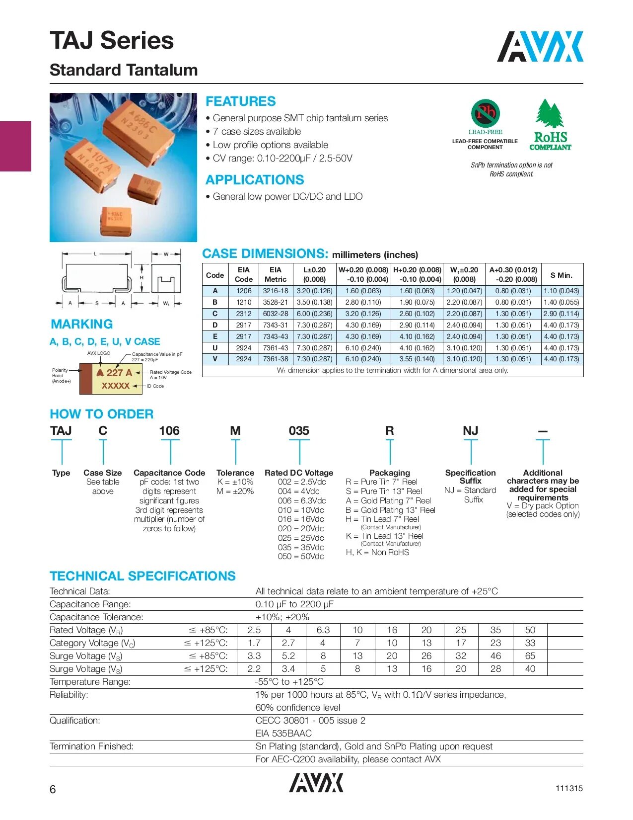 Voltage codes