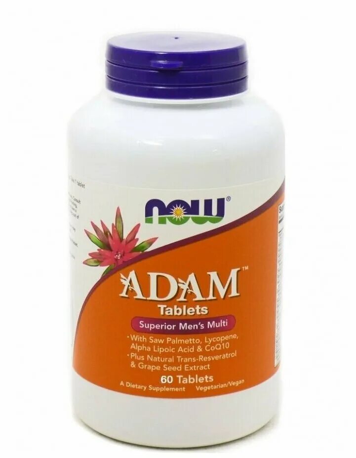 Now foods витамин e. Now adam softgels 180 капс. ). Ода витамину с. Now adam men s multiple vitamin.
