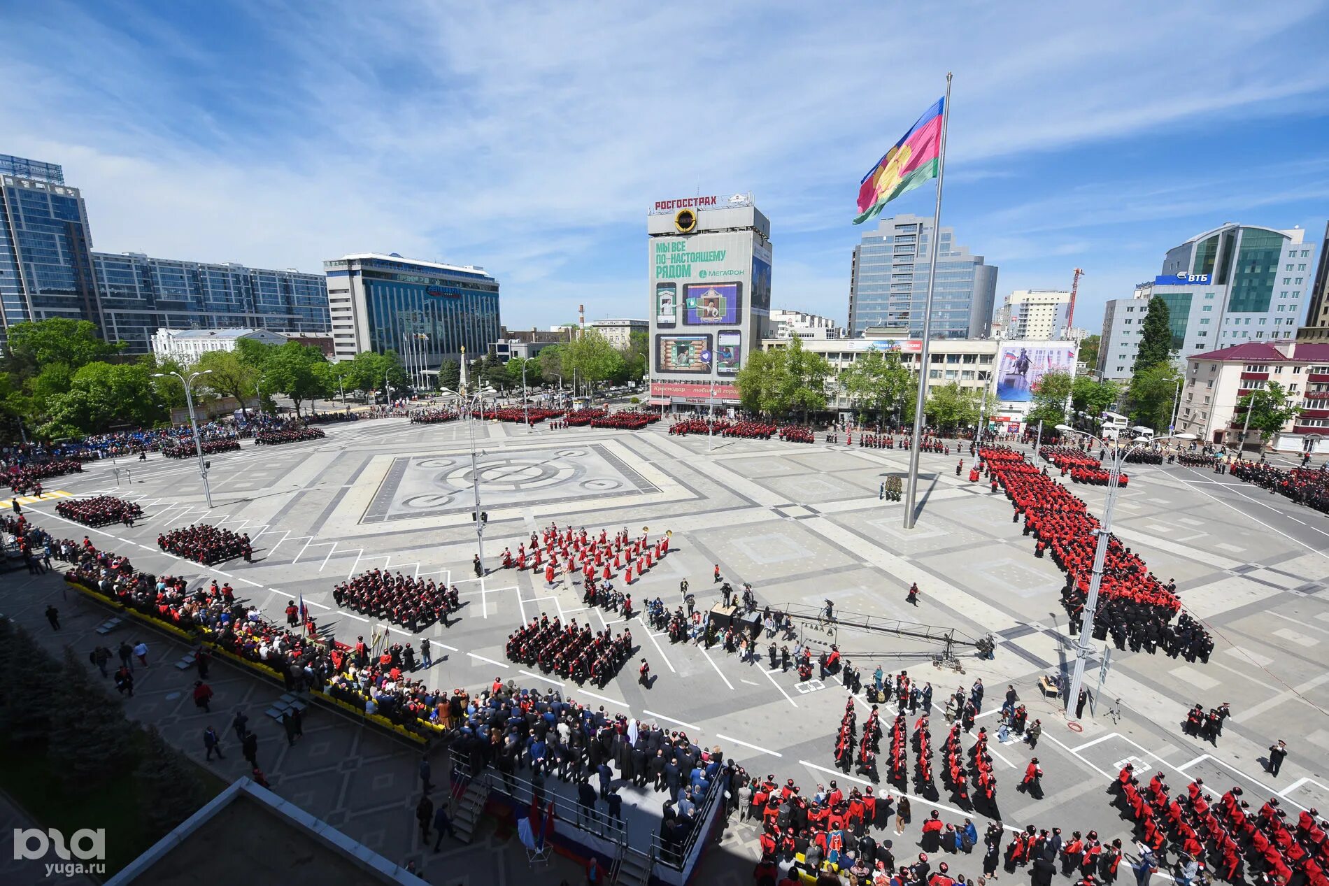 Парад Казаков в Краснодаре. Парад Победы Краснодар 2021. Кубанские казаки парад. Парад на красной в Краснодаре. Краснодар парада