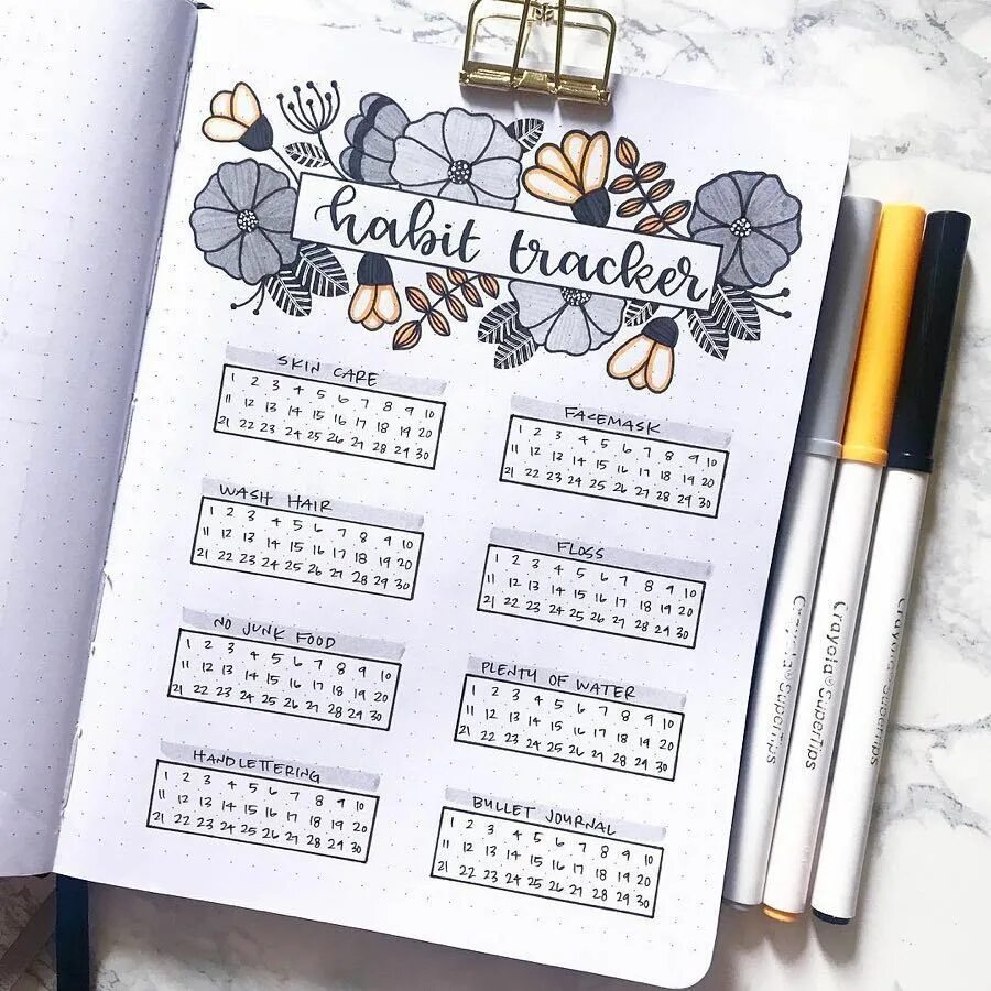Tracker pages. Буллет джорнал трекеры. трекер привычек буллет джорнал. bullet journal habit tracker. трекеры буллет ежедневник.