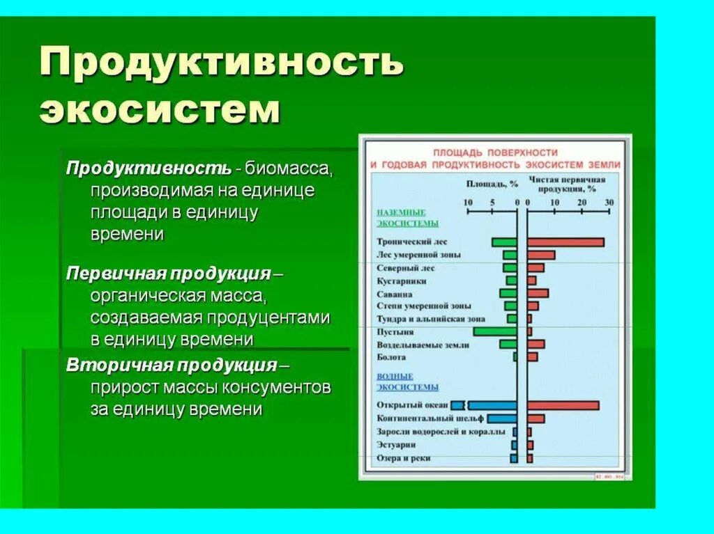 Биологическая продуктивность экосистем таблица. Продуктивность экосистем первичная Валовая продукция. Продуктивность биомассы. Биомасса первичной продукции. Время данный продукт это