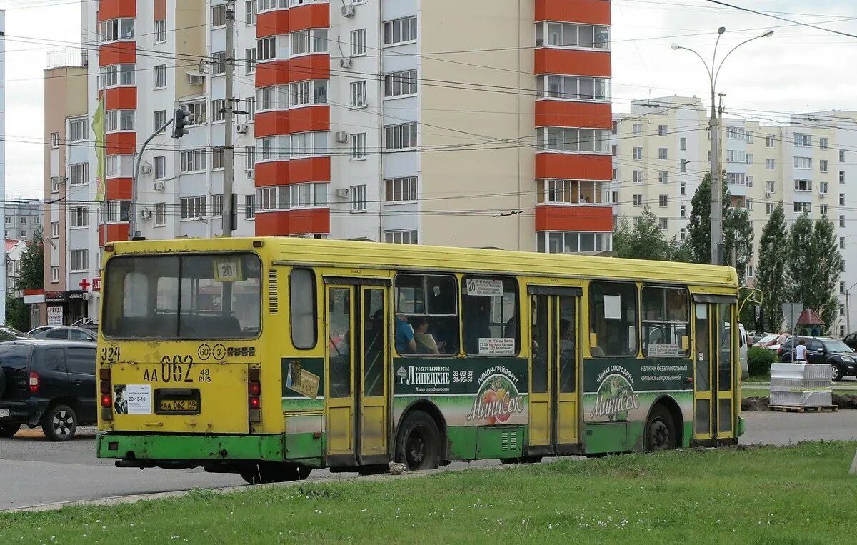Автобус 324 изменения. 324 маршрут липецк. автобус 324 липецк.
