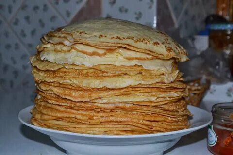 Классические блины на дрожжах