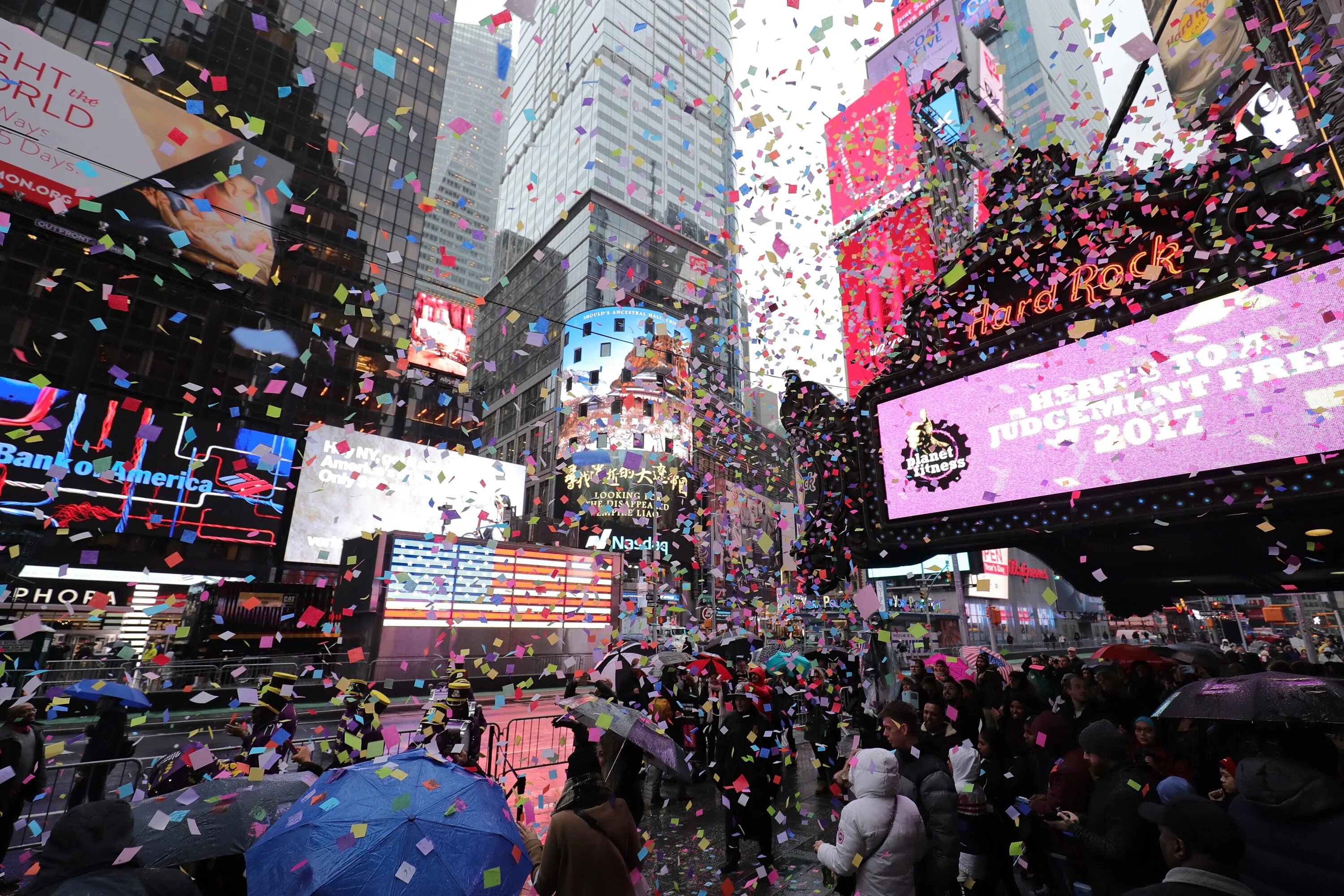 Time square new year