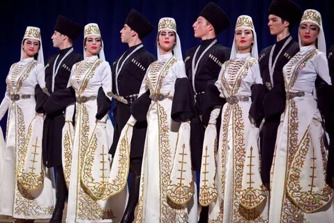 Национальный костюм осетинки